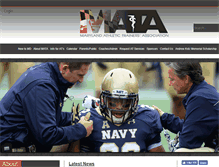 Tablet Screenshot of marylandathletictrainers.org
